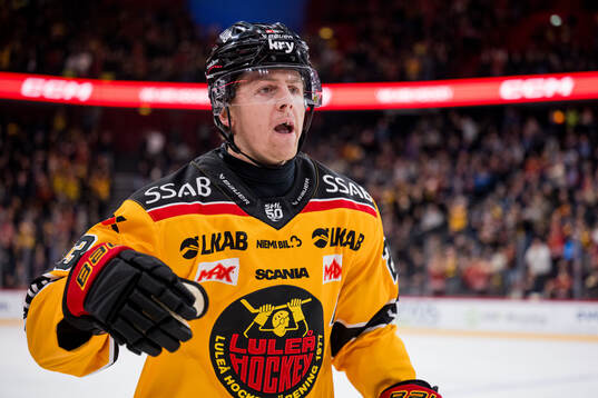 Luleås Jesper Sellgren jublar