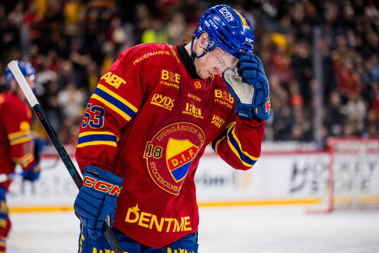 Djurgårdens David Blomgren deppar