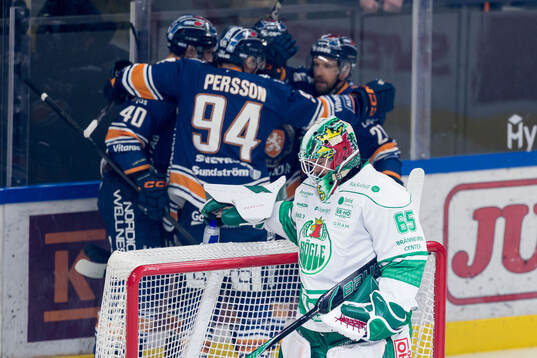 Rögles målvakt Christoffer Rifalk deppar