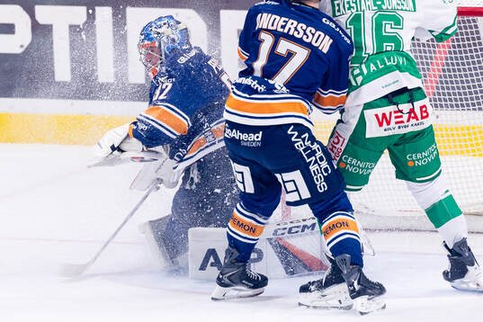 Växjös målvakt Ludvig Persson