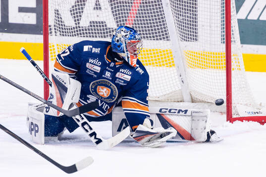 Växjös målvakt Ludvig Persson