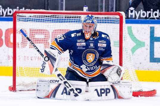 Växjös målvakt Ludvig Persson