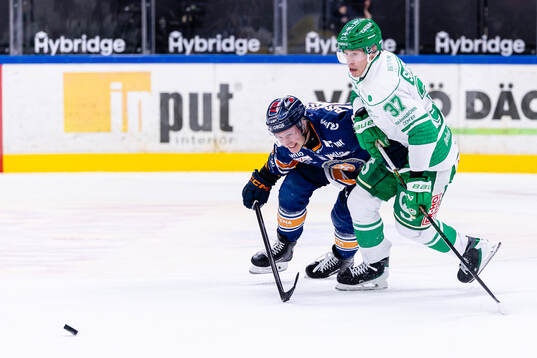 Växjös Dennis Rasmussen och Rögles Albin Sundsvik