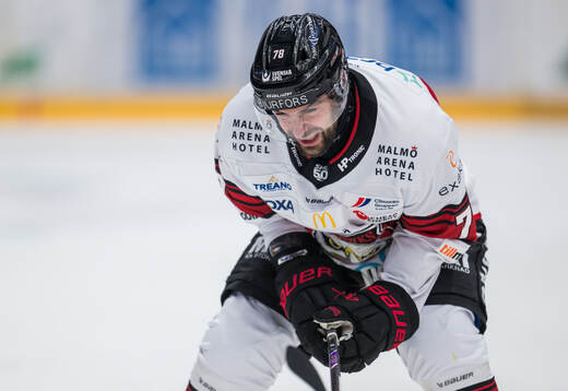 Malmö Redhawks Robin Hanzl har ont