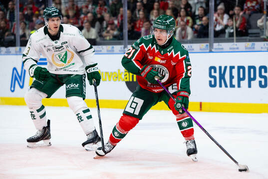 Färjestads Ronald Knot och Frölundas Jere Innala