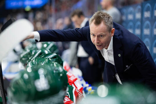 Frölundas tränare Robert Ohlsson