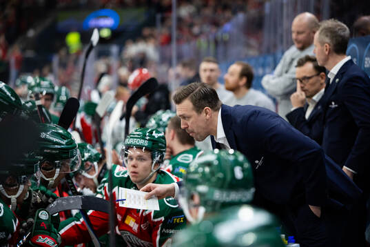 Frölundas assisterande tränare Martin Sandgren