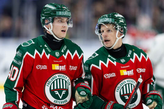 Frölundas Jacob Peterson och Max Friberg