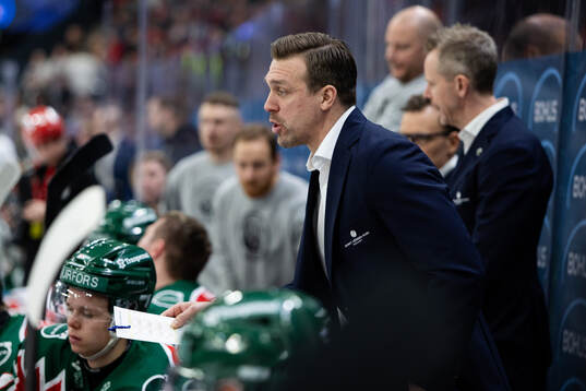 Frölundas assisterande tränare Martin Sandgren