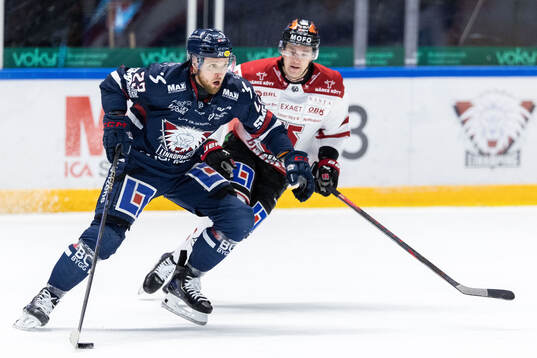 Linköpings Robin Kovacs och Örebros Filip Berglund
