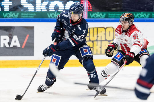 Linköpings Christoffer Ehn och Örebros David Quenneville