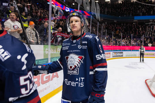 Linköpings Edvin Hammarlund jublar