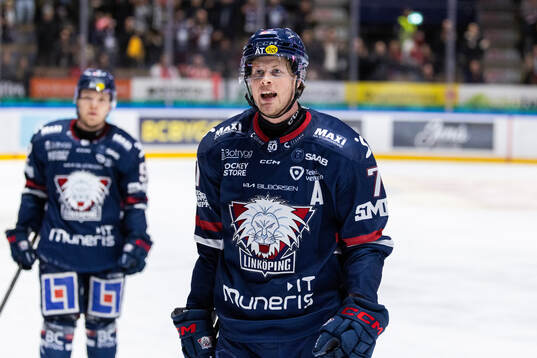 Linköpings Fredrik Karlström jublar