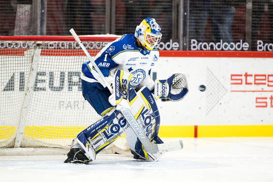 Leksands målvakt Marcus Gidlöf