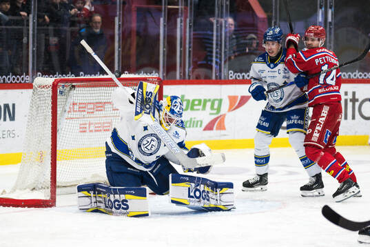 Leksands målvakt Marcus Gidlöf