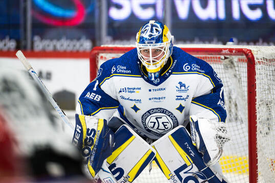 Leksands målvakt Marcus Gidlöf