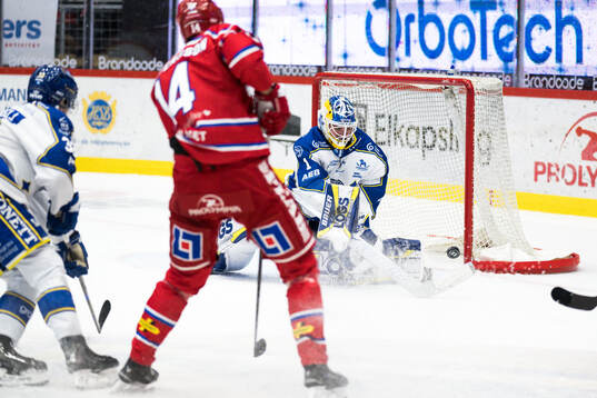Leksands målvakt Marcus Gidlöf