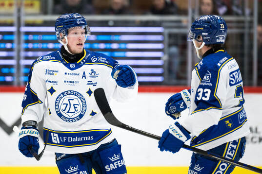 Leksands Kalle Östman jublar