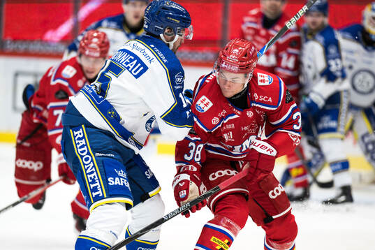 Leksands Max Veronneau och Timrås Albin Sundin