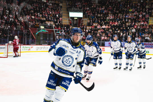 Leksands Kalle Östman jublar