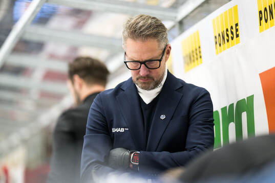 Leksands tränare Johan Hedberg deppar