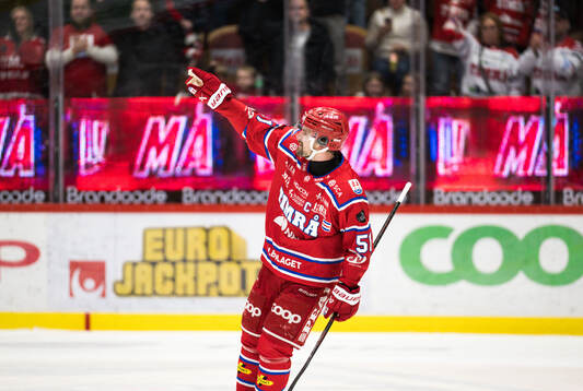 Timrås Anton Lander jublar