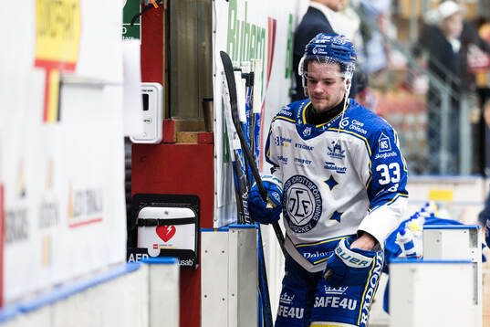 Leksands Olle Strandell deppar