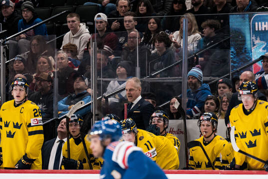 Head coach Magnus Hävelid of Sweden