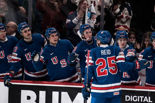 Chase Reid of USA celebrates