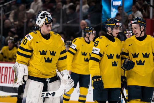 Goaltender Love Härenstam of Sweden