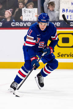 Cole McKinney of USA at warm-up