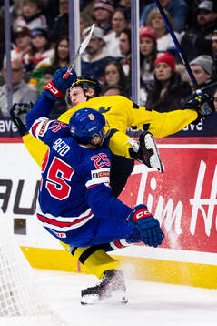 Chase Reid of USA and Loke Krantz of Sweden