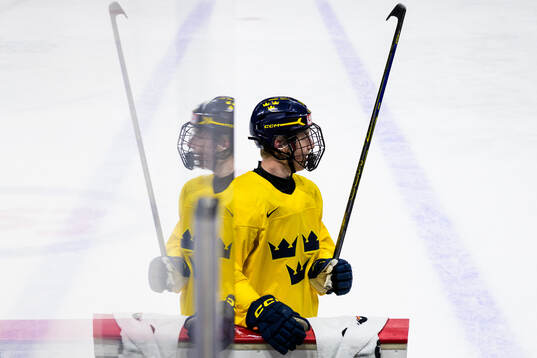 Viggo Björck of Sweden at a practice session
