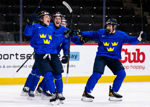 Felix Öhrqvist, Victor Johansson and Viggo Björck of