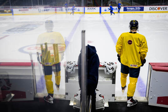 Felix Carell of Sweden at a practice session