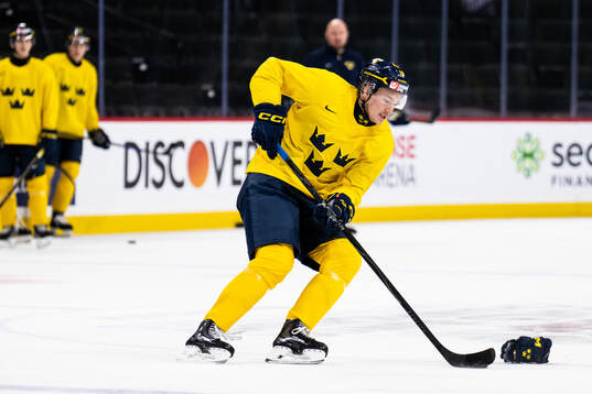 William Håkansson of Sweden at a practice session