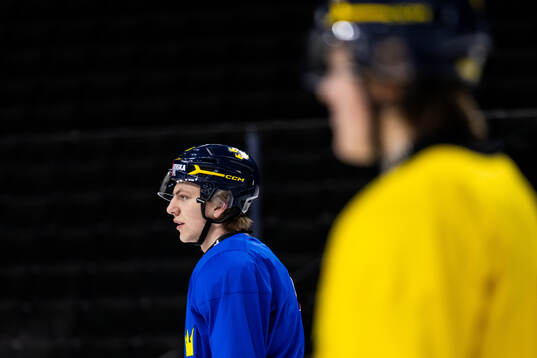 Jack Berglund of Sweden at a practice session