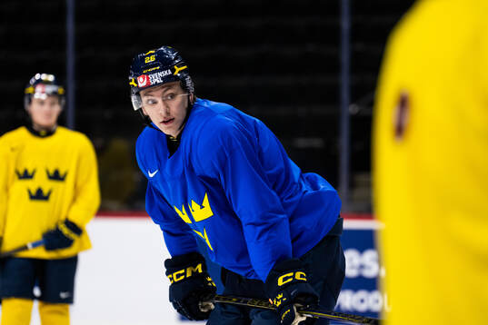 Jack Berglund of Sweden at a practice session