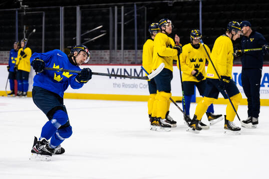 Sascha Boumedienne of Sweden at a practice session