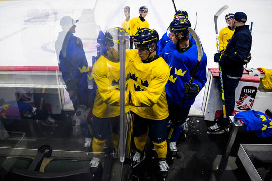 Alfons Freij of Sweden at a practice session