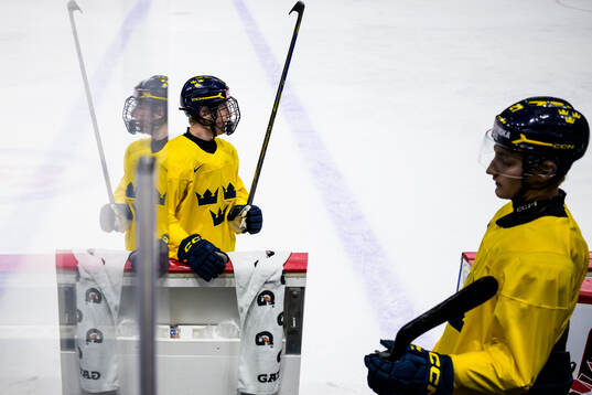 Viggo Björck and Wilson Björck of Sweden at a practice