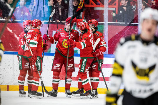 Moras Kristoffer Gunnarsson jublar