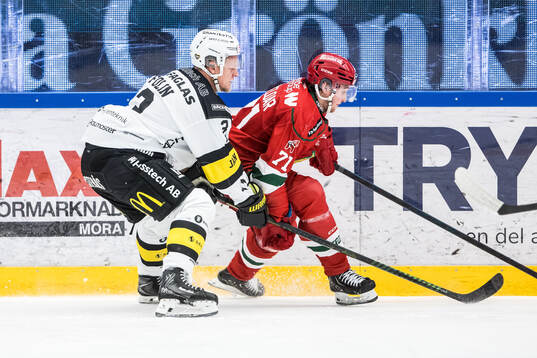 Västerås Niklas Folin och Moras Travis Treloar
