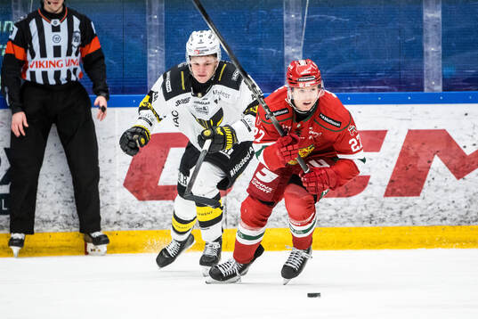Västerås Viktor Pennerborn och Moras Hampus Larsson