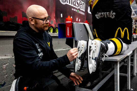 Västerås materialförvaltare Tobias Hansson