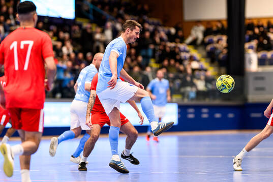 MFF Stjärnors Markus Rosenberg i Stjärncupenmatchen
