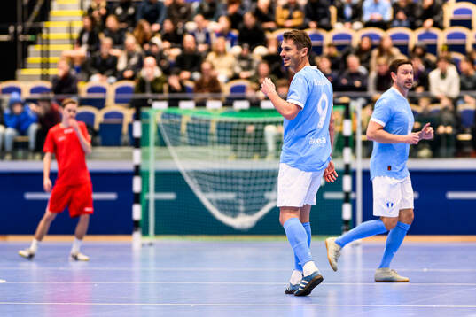 MFF Stjärnors Markus Rosenberg i Stjärncupenmatchen