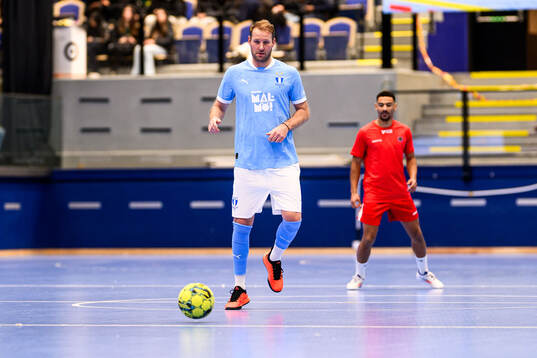 MFF Stjärnors Ola Toivonen i Stjärncupenmatchen