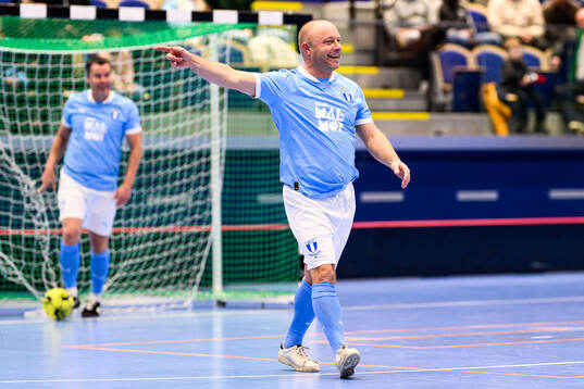 MFF Stjärnors Anders Andersson i Stjärncupenmatchen
