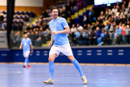 MFF Stjärnors Marcus Pode i Stjärncupenmatchen